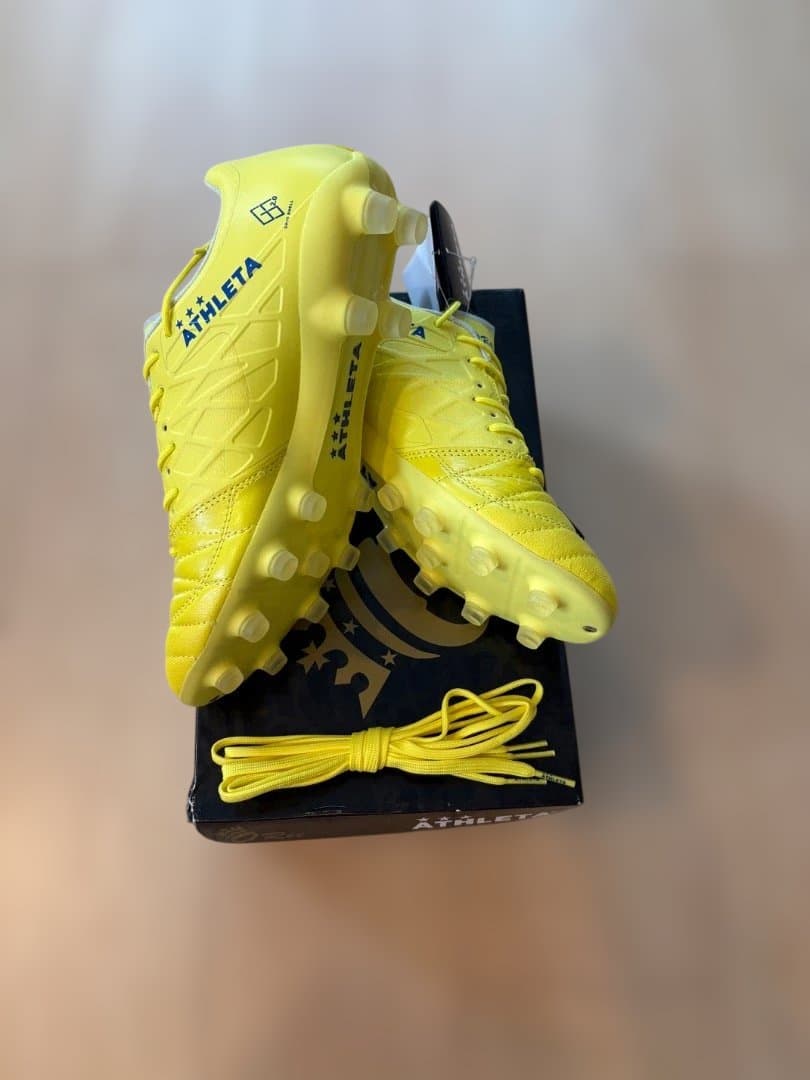 Dala　ATHLETA サッカースパイク イエロー　o-rei T7
