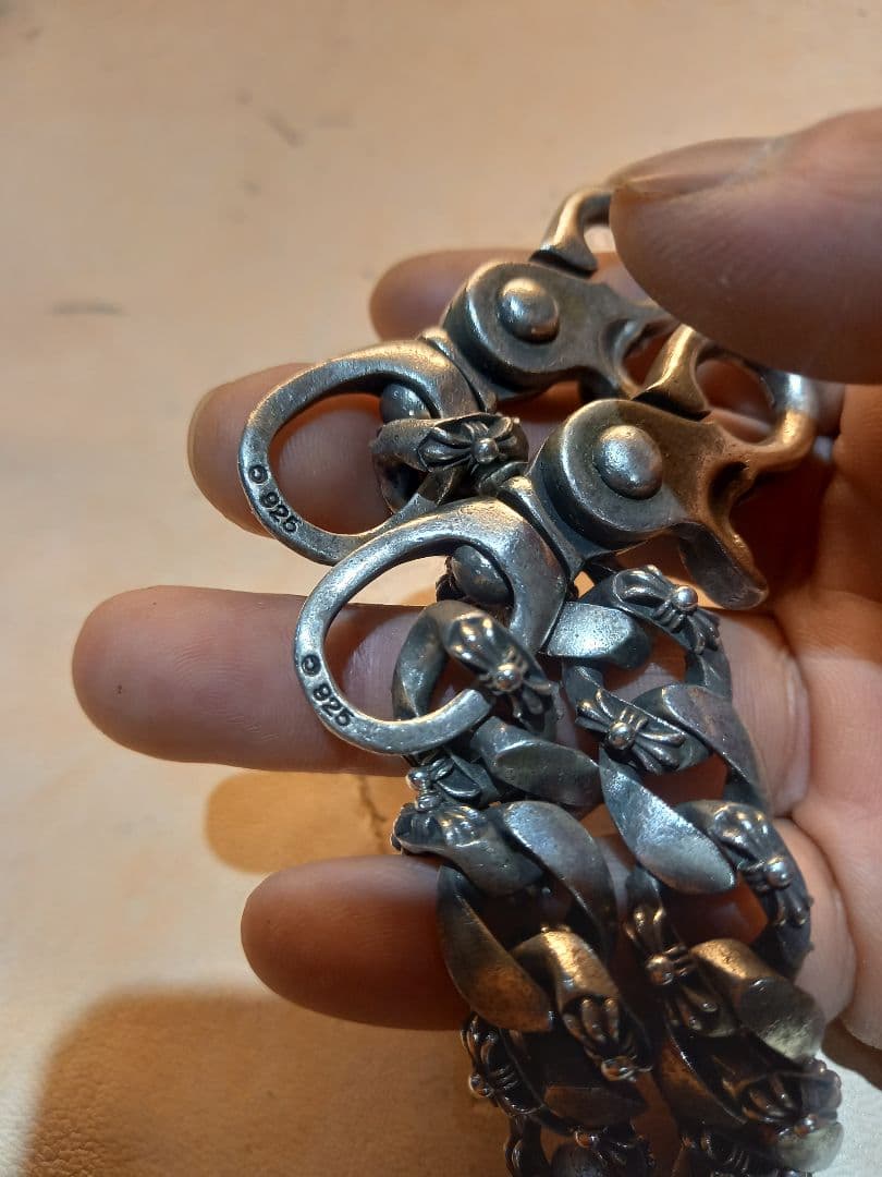 ファンシーウォレットチェーン　シルバー925