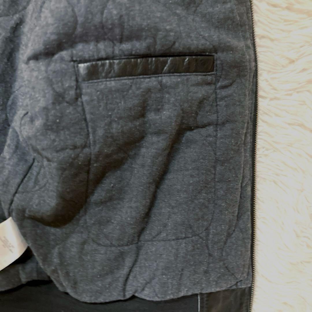 【OLD GAP】 カウレザー MA-1 人気ブラック　 L相当サイズ