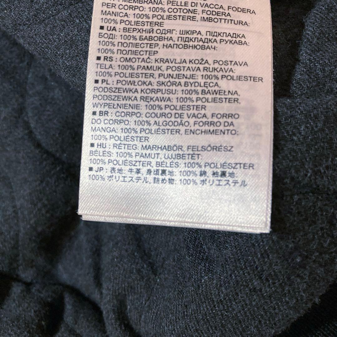 【OLD GAP】 カウレザー MA-1 人気ブラック　 L相当サイズ