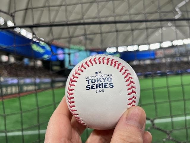 大谷翔平MLBTOUR東京ドーム開幕戦使用公認球ローリングスボールケース入限定品