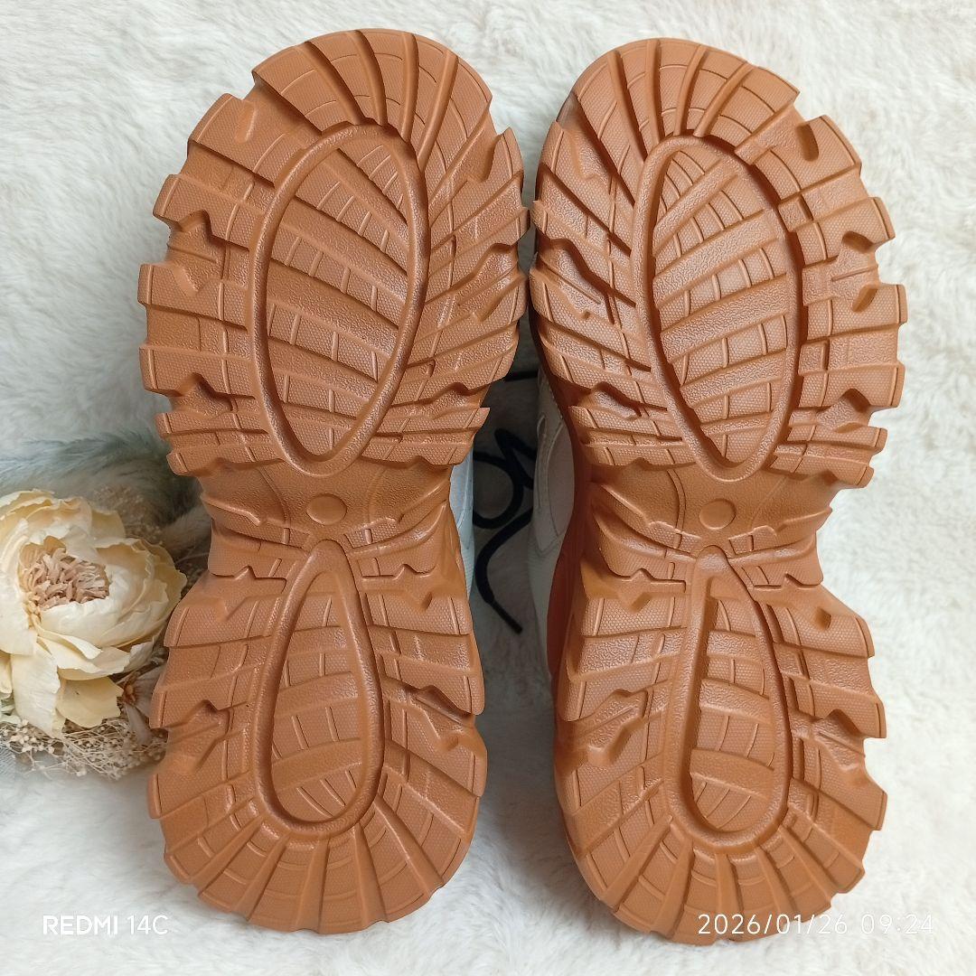 【ORiental TRaffic】バヤコカラーボリュームソール切替えスニーカー