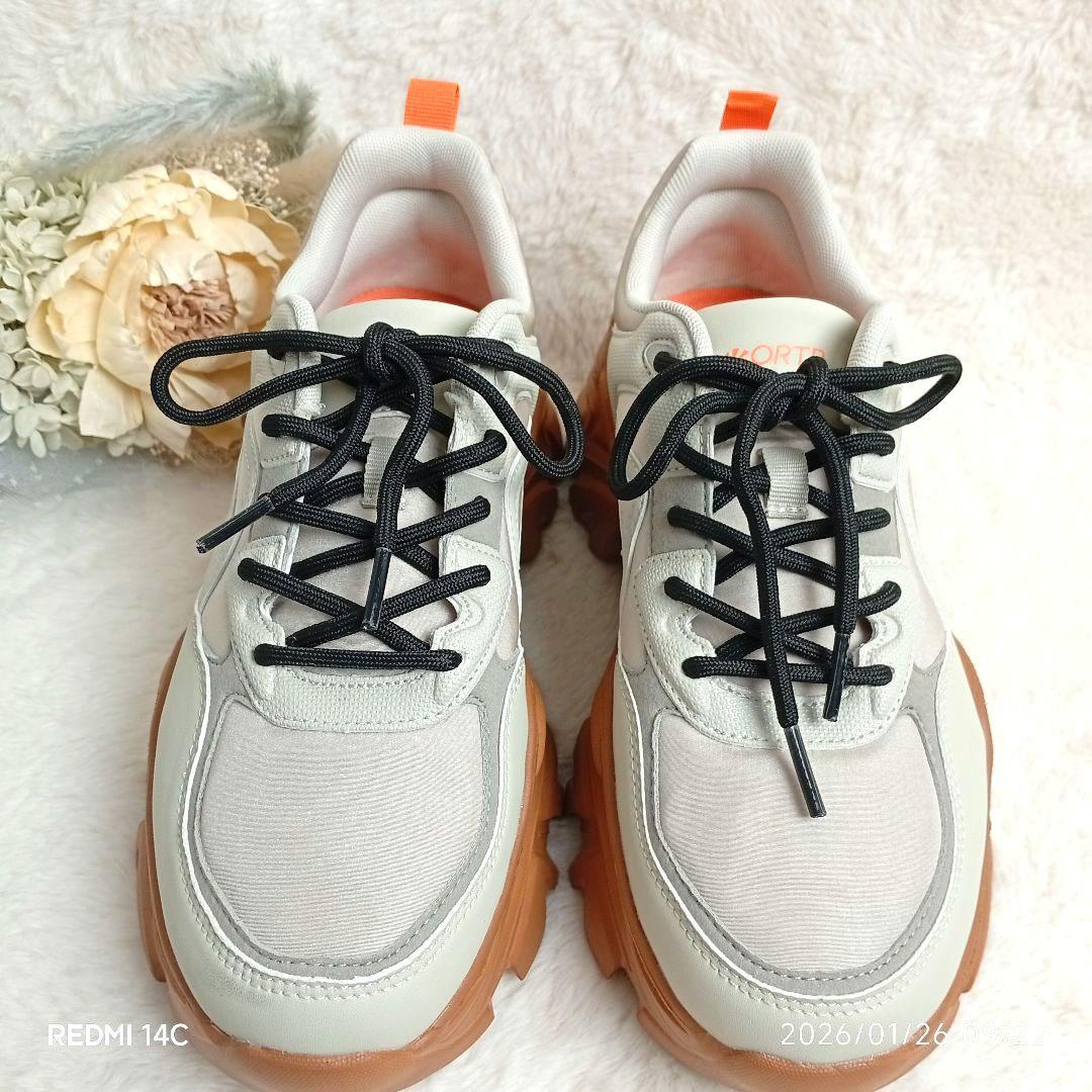 【ORiental TRaffic】バヤコカラーボリュームソール切替えスニーカー