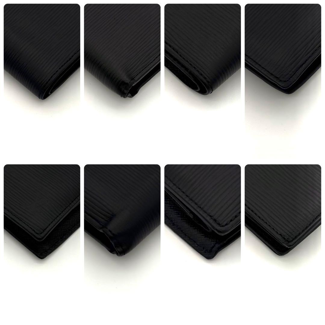 ルイヴィトン 折財布 エピ ノワール ポルトフォイユ マルコ NM 黒 2183