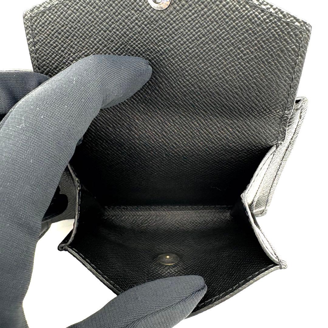 ルイヴィトン 折財布 エピ ノワール ポルトフォイユ マルコ NM 黒 2183