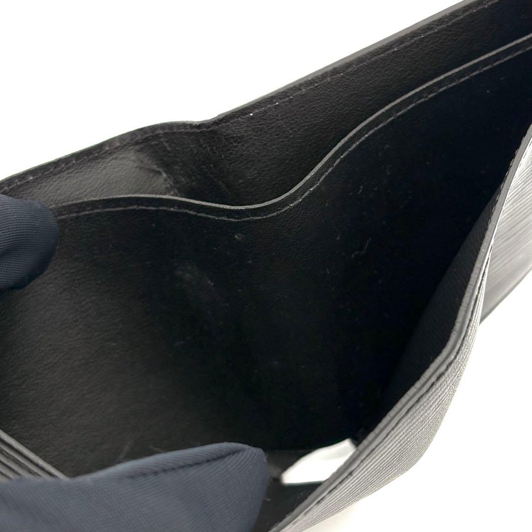 ルイヴィトン 折財布 エピ ノワール ポルトフォイユ マルコ NM 黒 2183