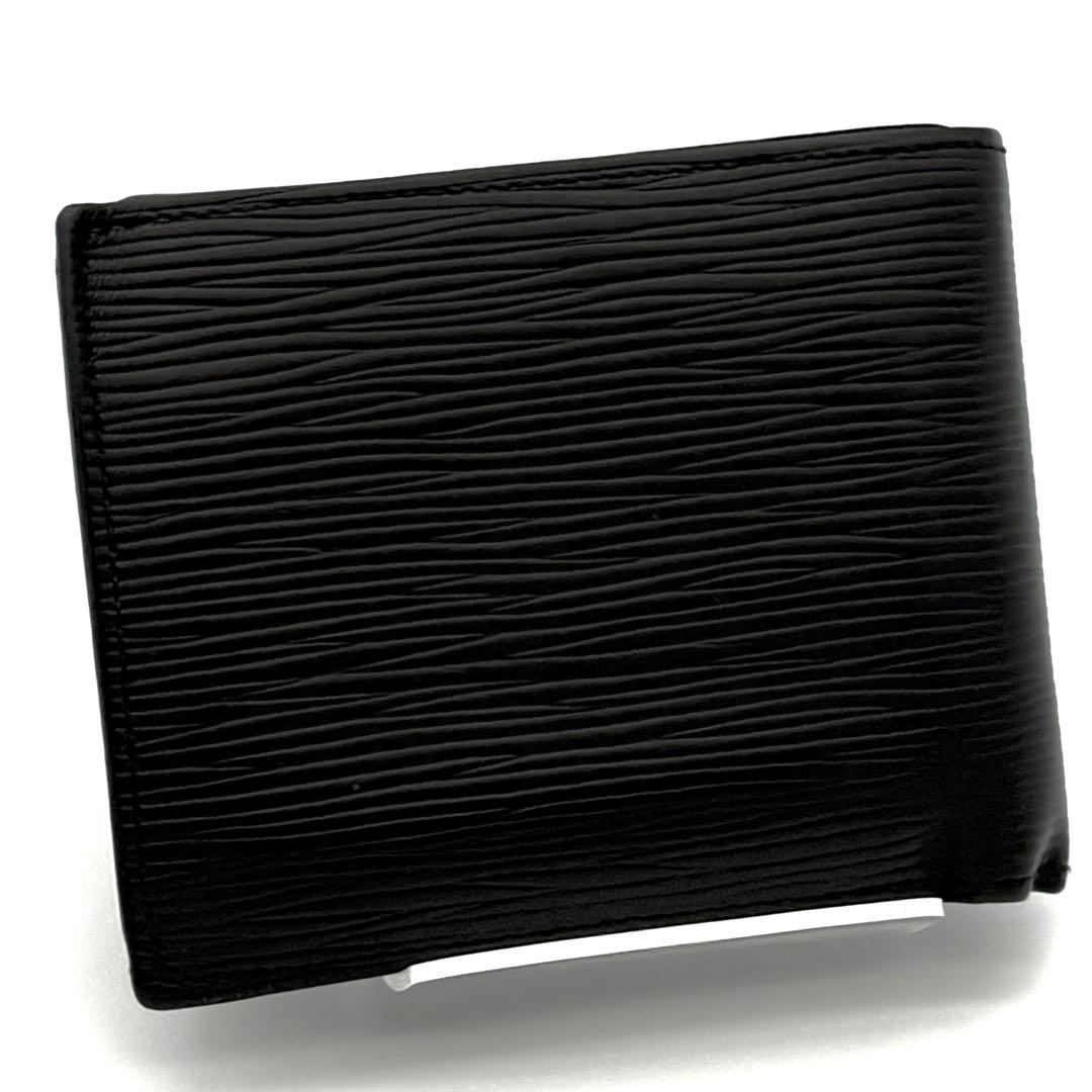 ルイヴィトン 折財布 エピ ノワール ポルトフォイユ マルコ NM 黒 2183