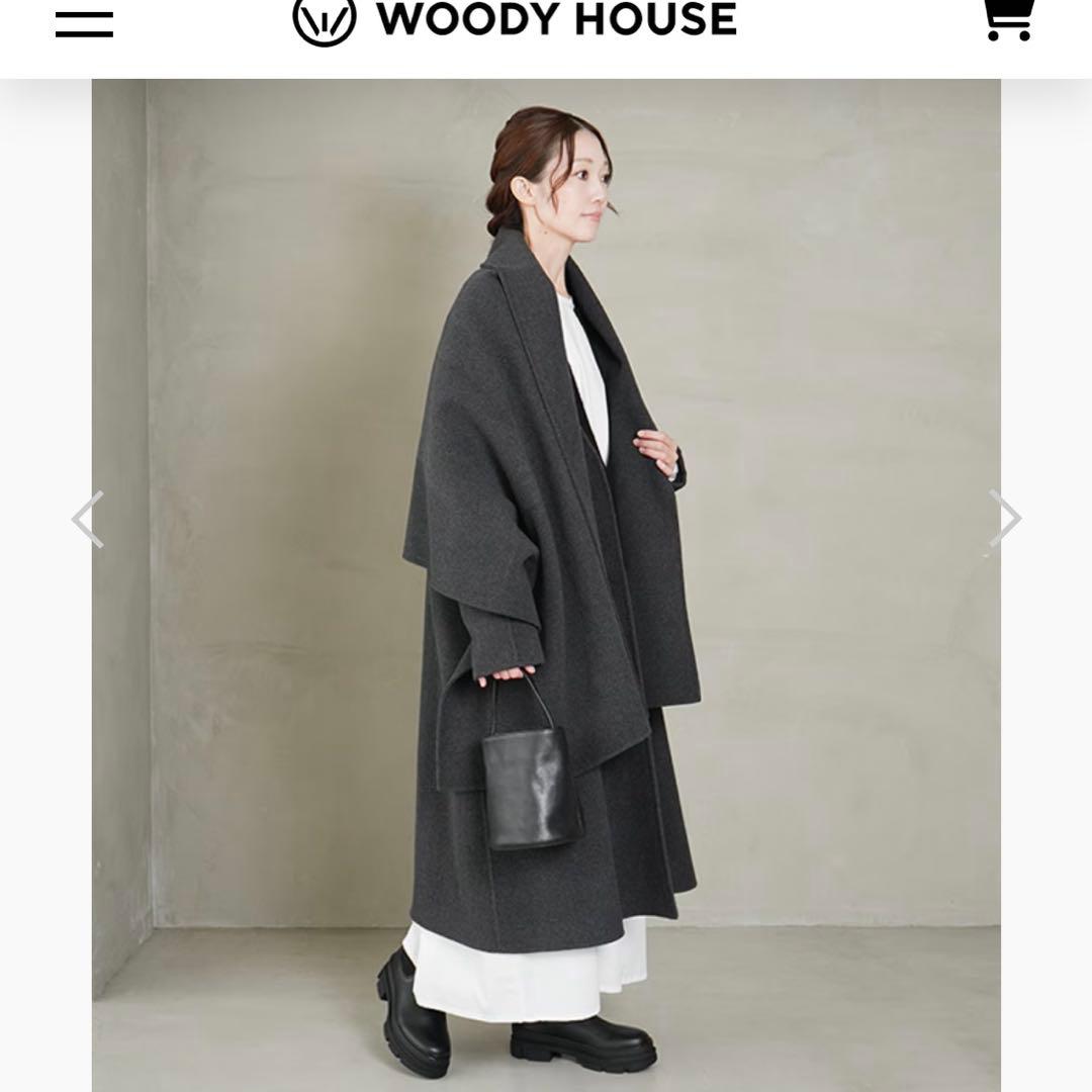 WOODY HOUSE ソラモナポッシェ　コート　ストール　セット