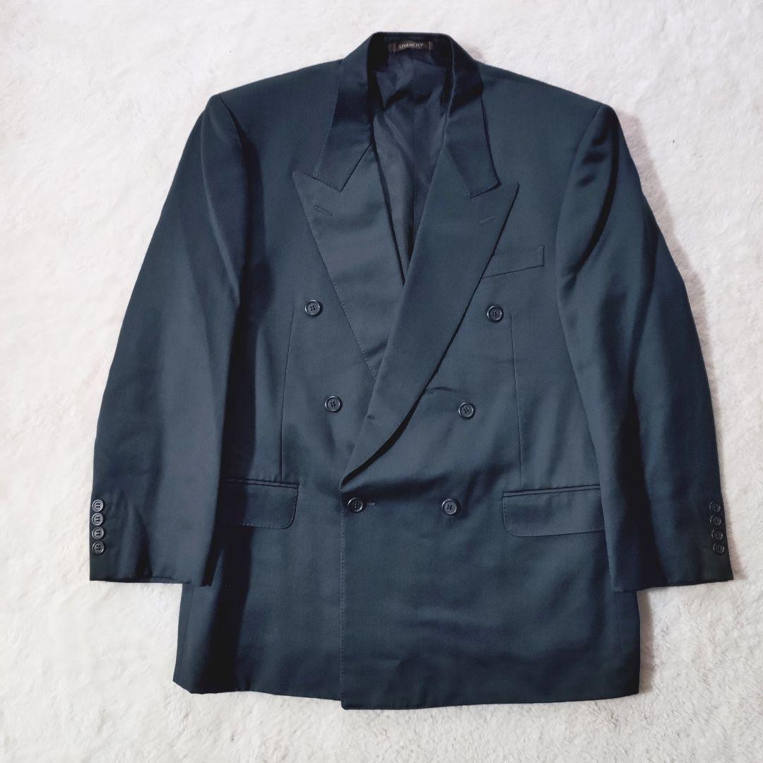 90s y2k GIVENCHY スーツ ダブル セットアップ ダークグリーン