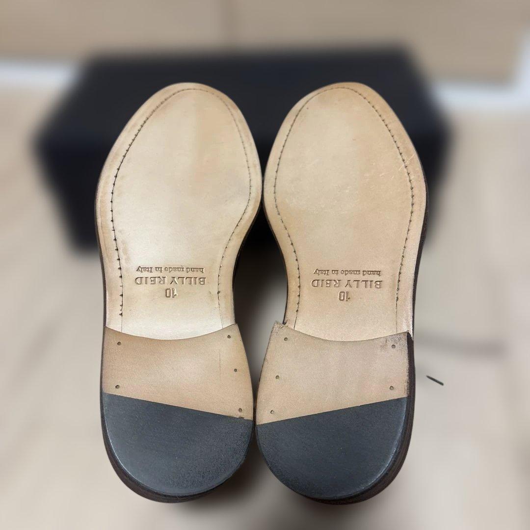 ブラウンレザー ウィングチップ ドレスシューズ