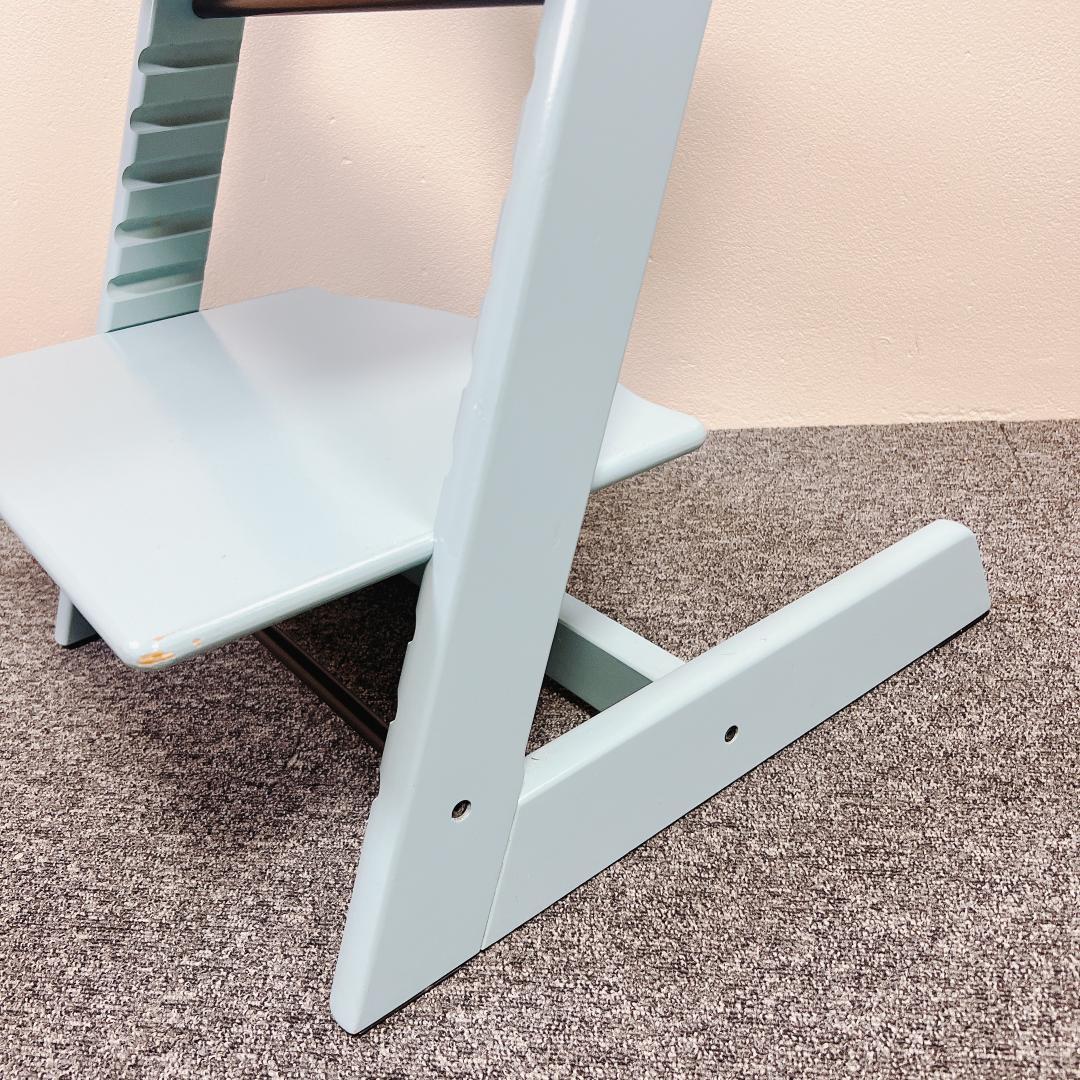 【良品】STOKKE トリップトラップ アクアブルー シリアル6