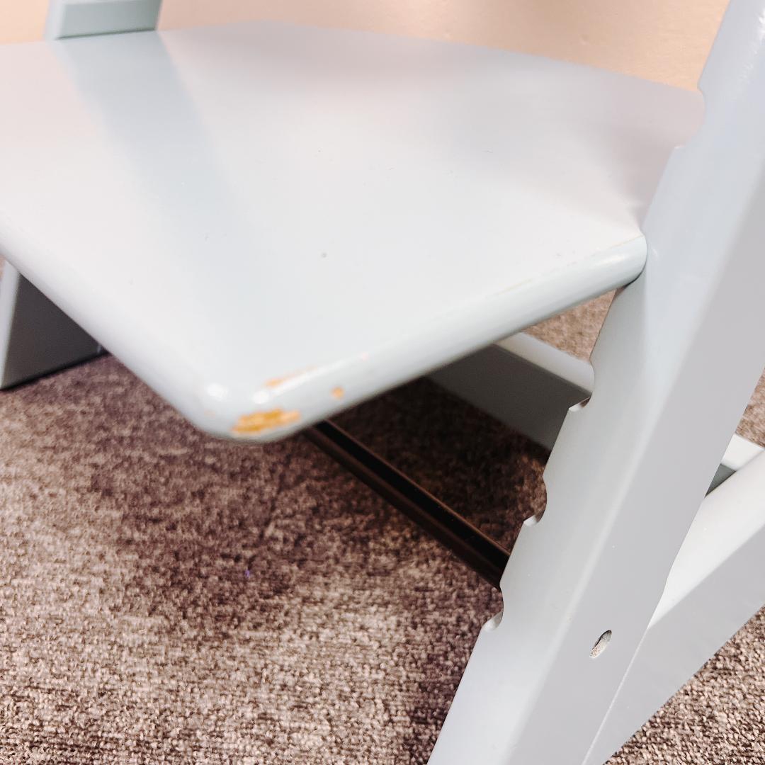 【良品】STOKKE トリップトラップ アクアブルー シリアル6