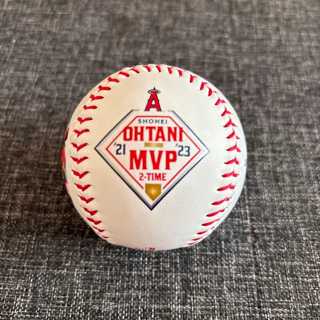 大谷翔平 エンゼルス MVP記念ボール 2023年 2回目受賞
