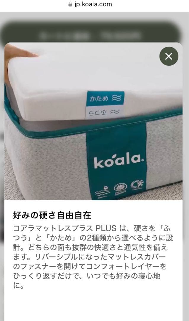 【美品】コアラマットレスプラス plus （ダブル）
