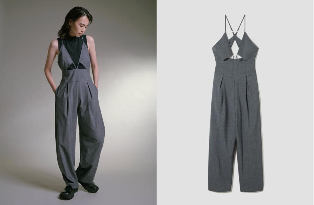 サロペット・オーバーオール・オールインワン TELOPLAN / Joelle Jumpsuit / Gray M