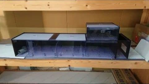 ゆう　120アクリル水槽用　上部フィルター　ウールボックス引き出し