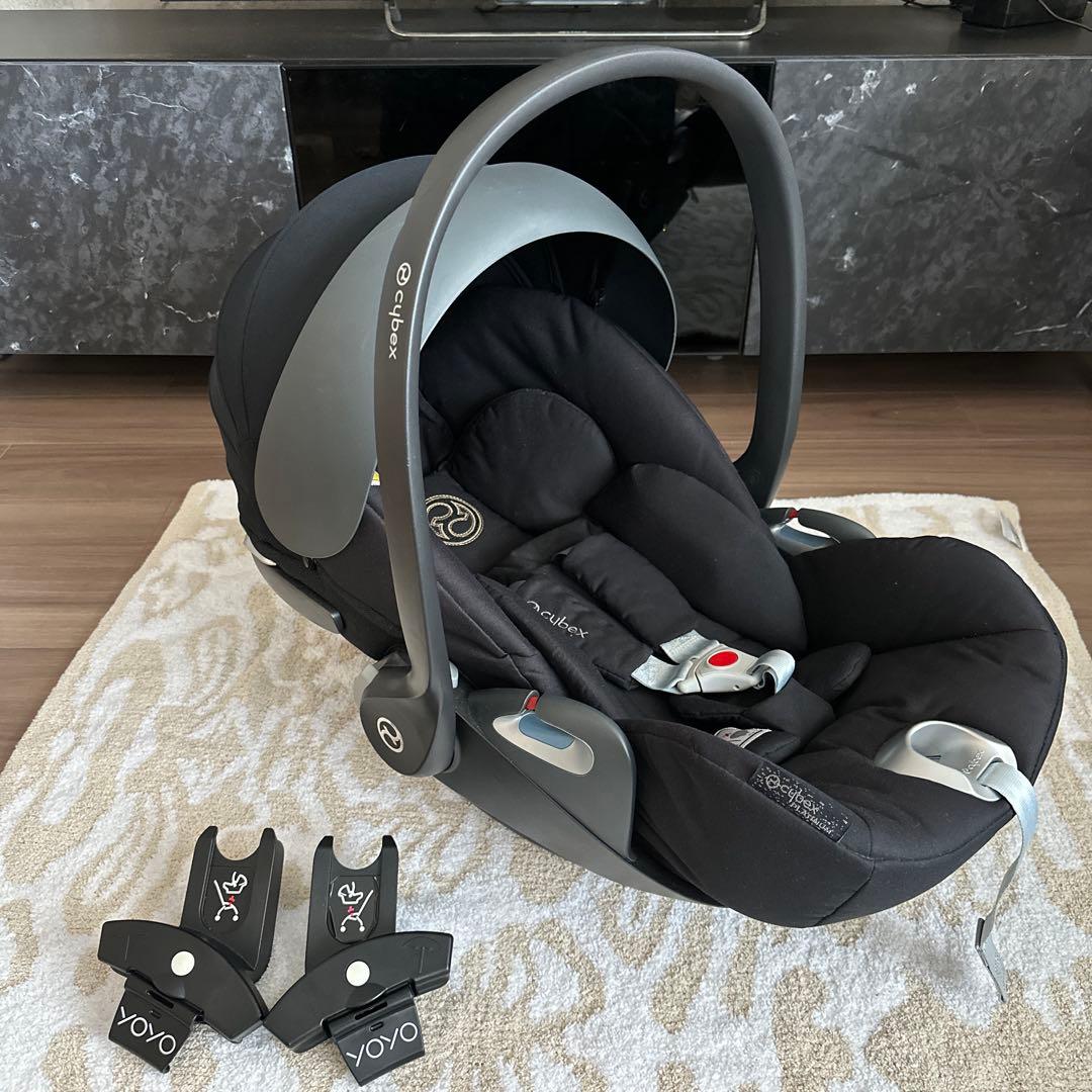 【再値下げ】サイベックス クラウドZ ベビーシートブラック　YOYOアダプター付