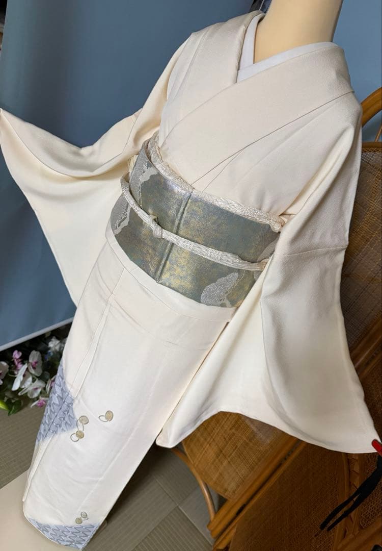 訪問着フルセット　トールサイズ　しつけ付き未使用品