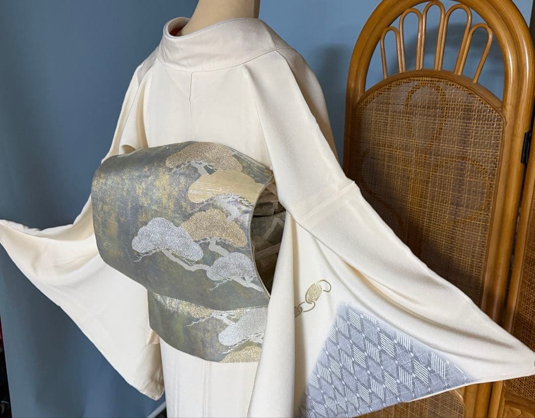 訪問着フルセット　トールサイズ　しつけ付き未使用品