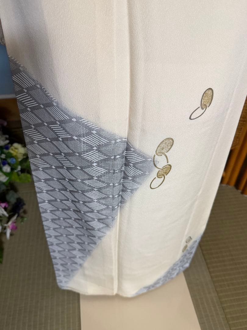 訪問着フルセット　トールサイズ　しつけ付き未使用品