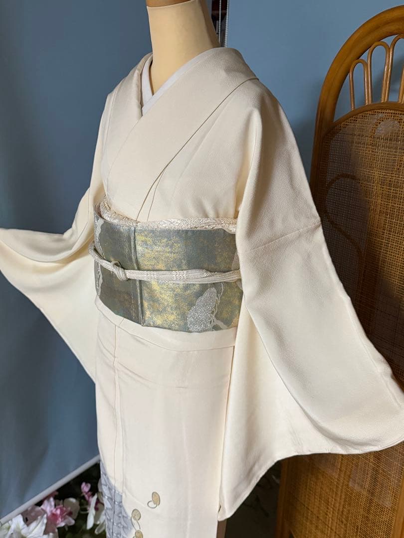 訪問着フルセット　トールサイズ　しつけ付き未使用品