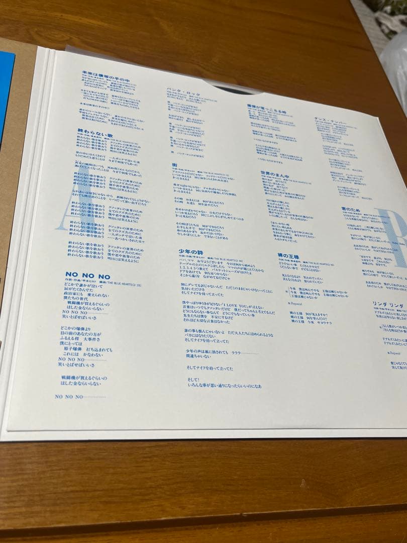 THE BLUE HEARTS ザ・ブルーハーツ レコード