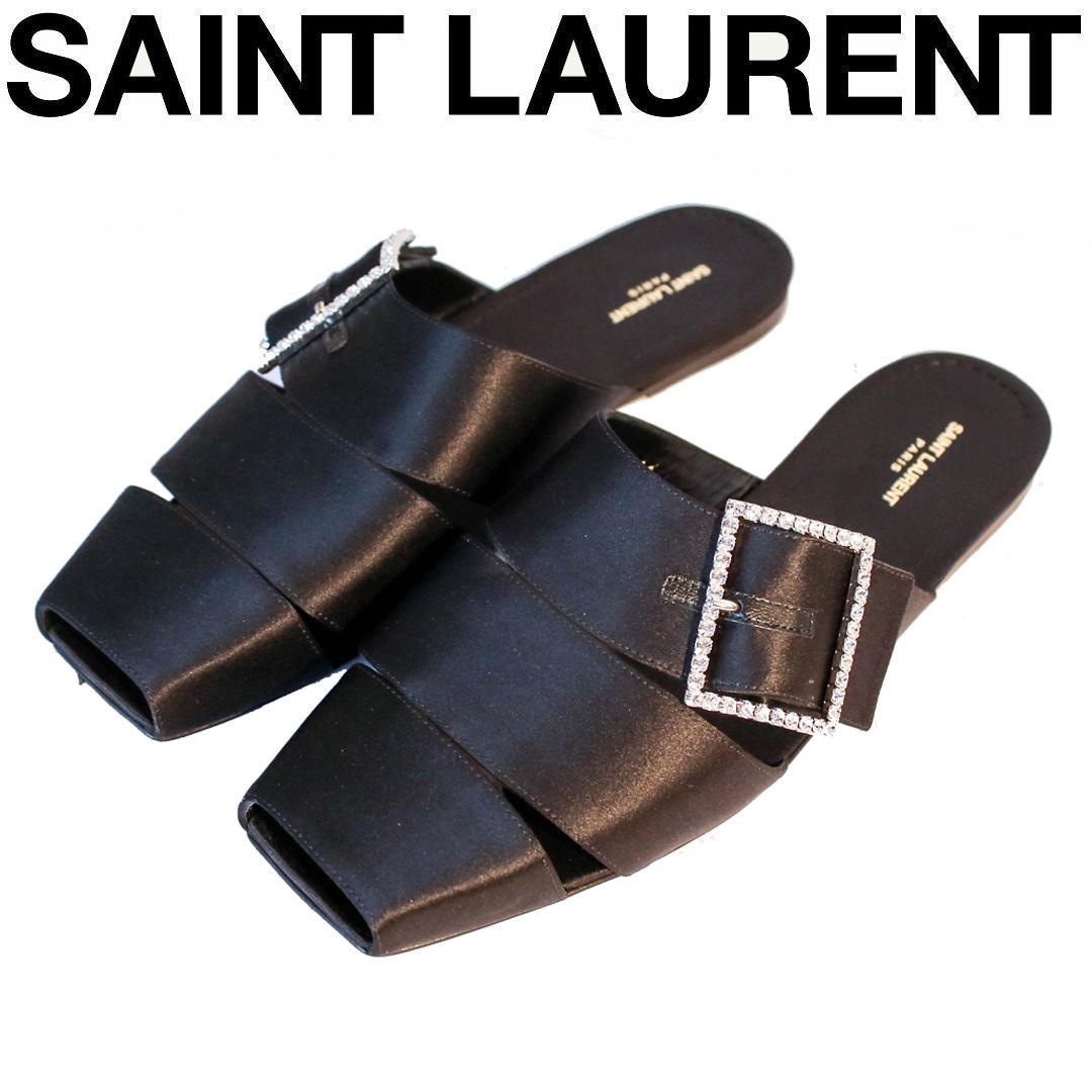 SAINTLAURENT サンローラン パリ 23SS ビジューサンダル 41