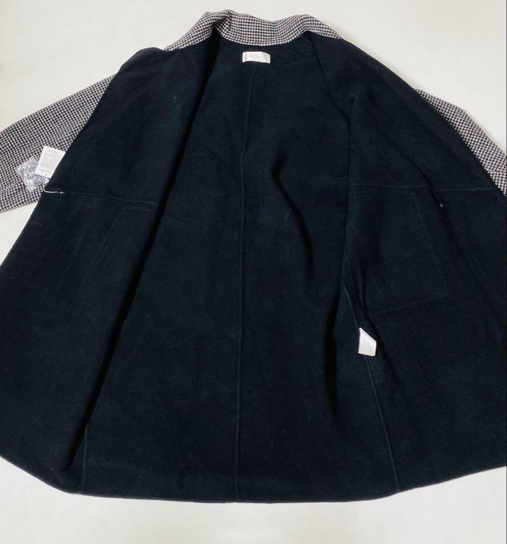 美品 DoCLASSE ダブルフェイスウール・ステンカラーコート 15