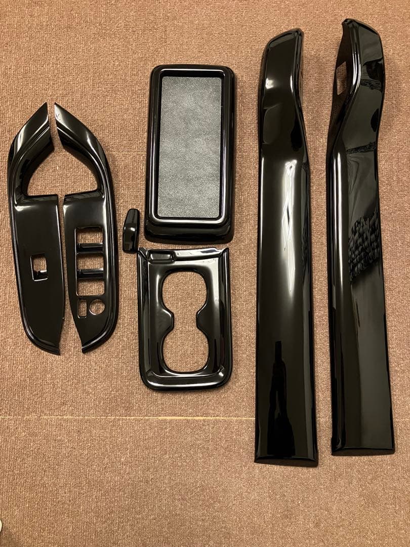 超割ピアノブラックインテリアトリムパーツセットセカンドステージ90ヴォクシーノア