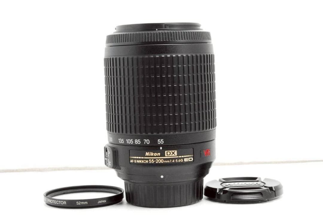 【美品】Nikon AF-S 55-200mm VR 手ブレ補正 望遠レンズ
