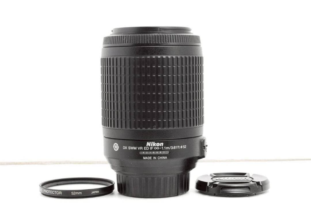 【美品】Nikon AF-S 55-200mm VR 手ブレ補正 望遠レンズ