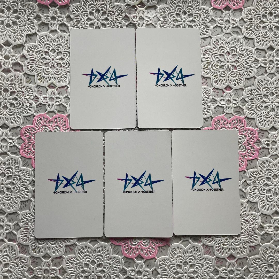 TXT メンバーセルカ 未公開 LINE MUSIC トレカ 5枚セット