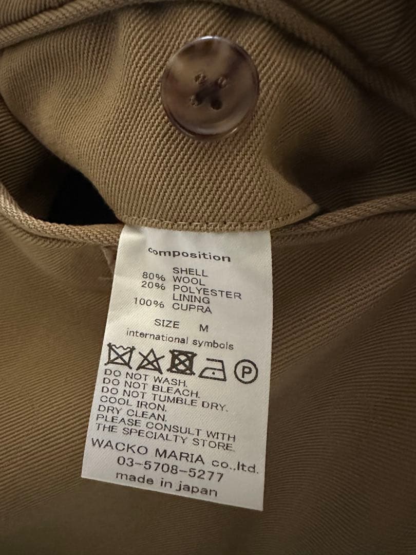 24AW WACKOMARIA ワコマリア スラックス プリーツトラウザー