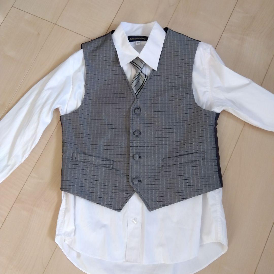 キャサリンコテージ フォーマルスーツ 150 男の子 卒業式 ベスト