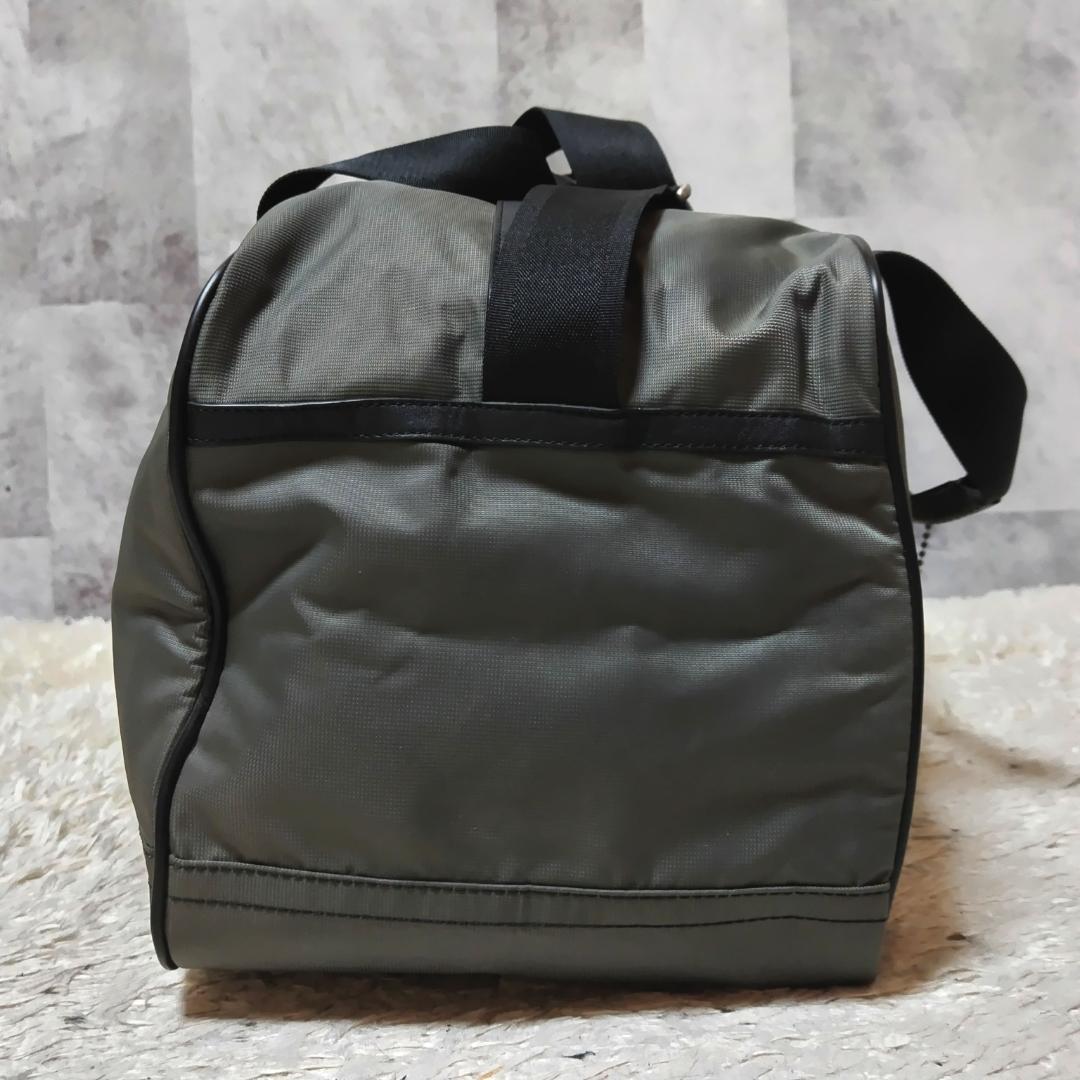 極美品 コーチ ボイジャー ジム バッグ グレー 2way 大容量 ナイロン