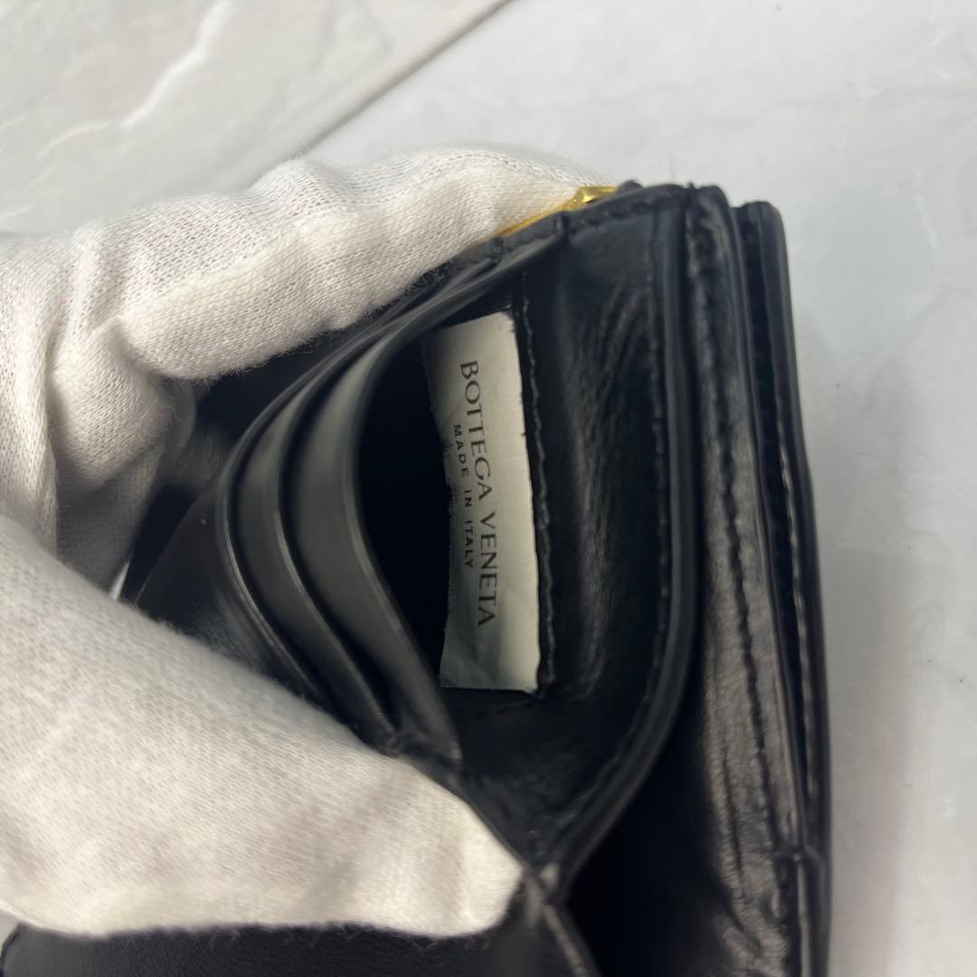 BOTTEGA VENETA 財布 ボッテガヴェネタ カセット三つ折り IC搭載