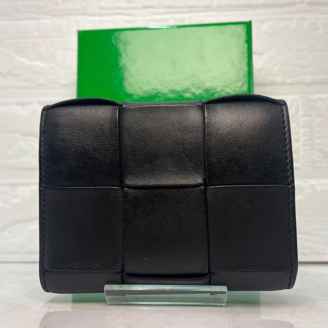 BOTTEGA VENETA 財布 ボッテガヴェネタ カセット三つ折り IC搭載