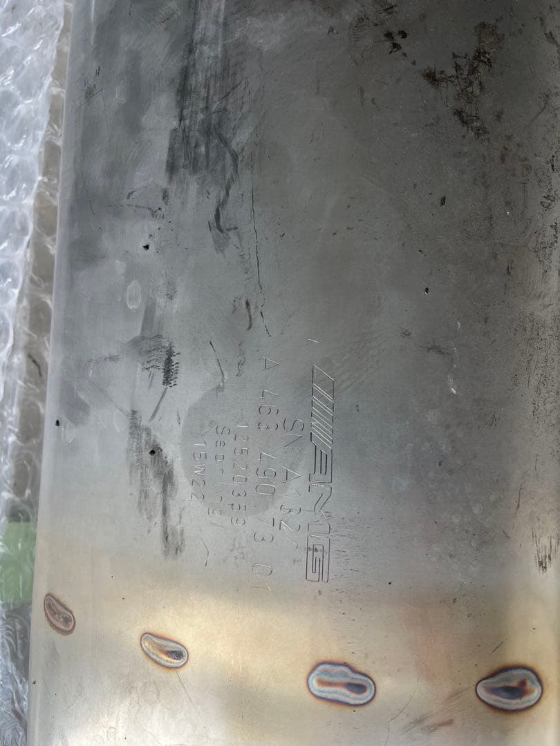 メルセデスベンツ　w463 Ｇ63 AMG用　AMG本国マフラー