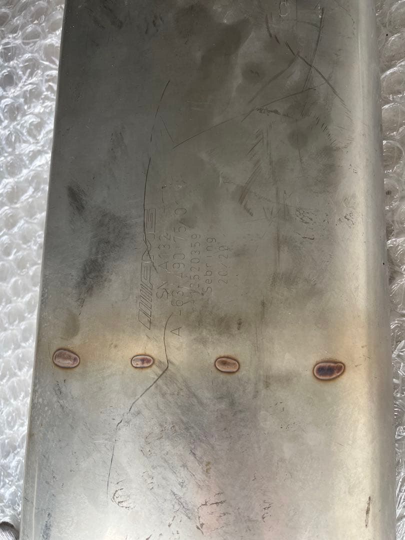 メルセデスベンツ　w463 Ｇ63 AMG用　AMG本国マフラー