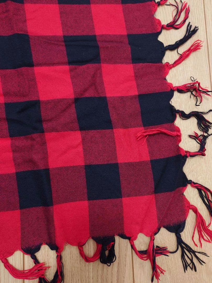 ナンバーナイン チェックストール 08AW シルク カシミア ショール