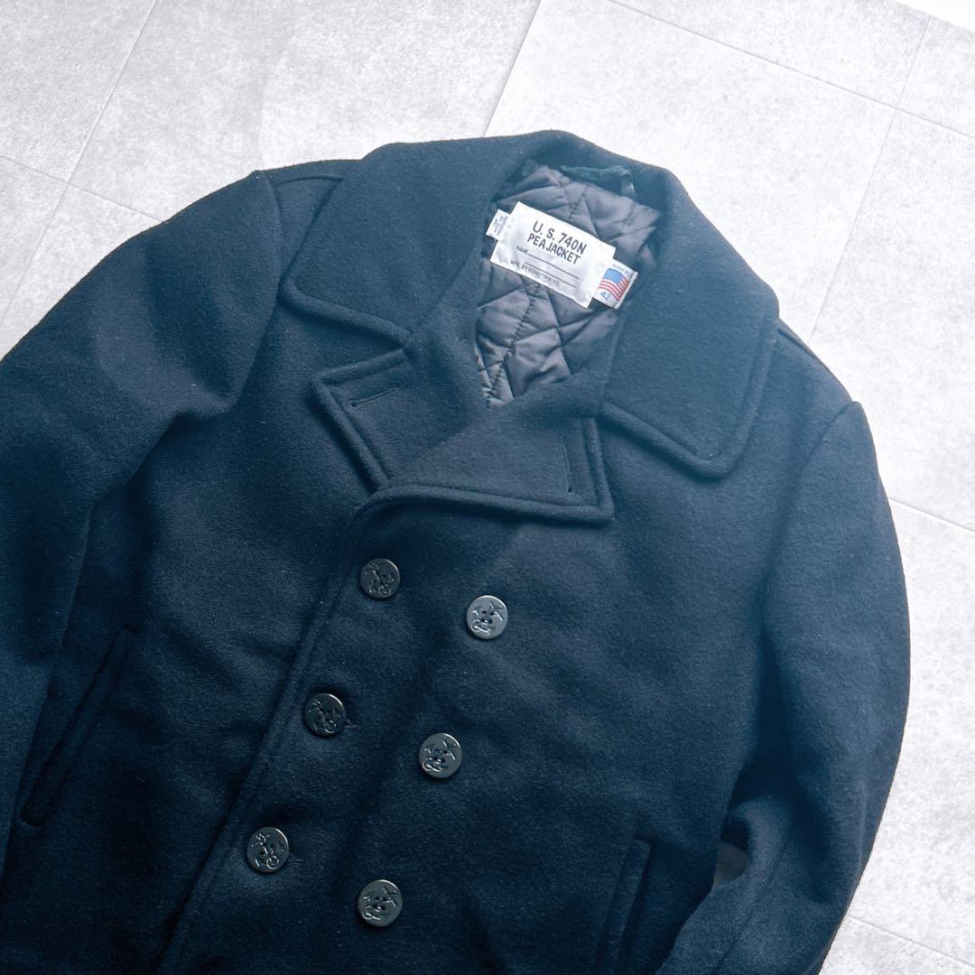 ✨希少サイズ✨Schott 740N ダブルブレスト ピーコート USA製 42
