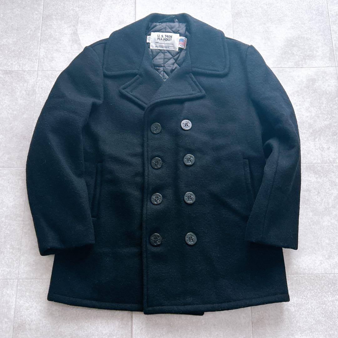 ✨希少サイズ✨Schott 740N ダブルブレスト ピーコート USA製 42