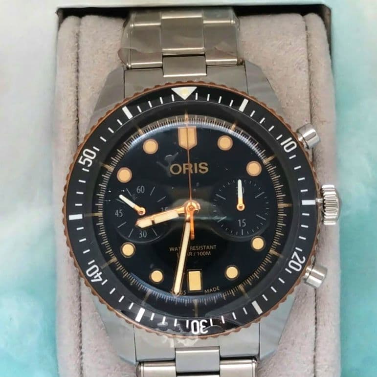 ★未使用品★ オリスダイバーズ 65 クロノグラフ★