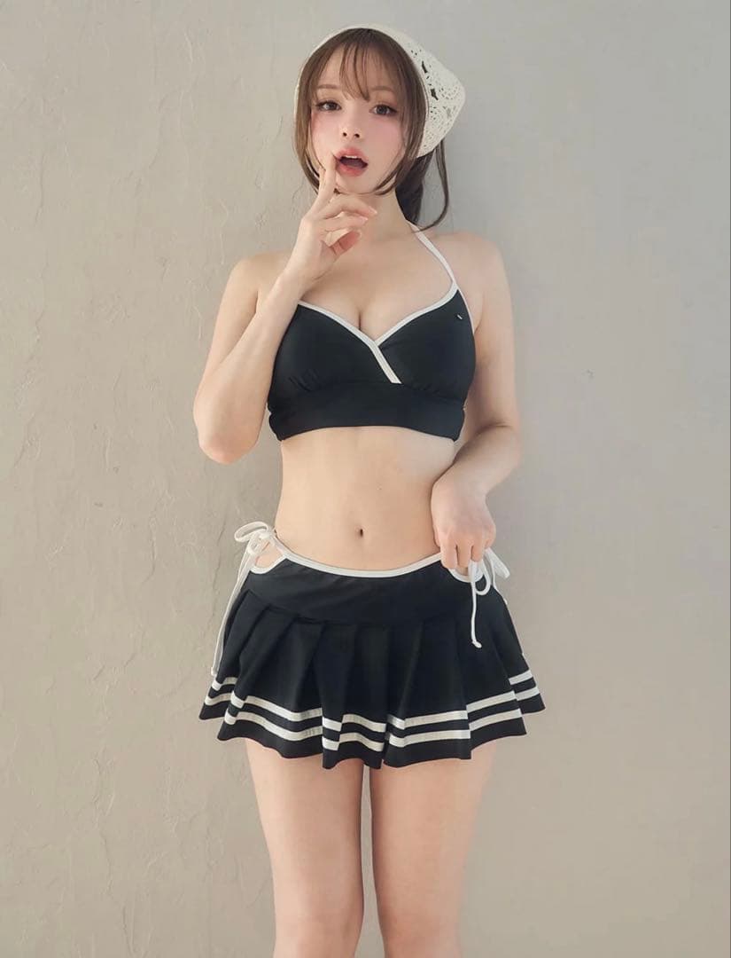 andmary Coco pleats swimwear ♡