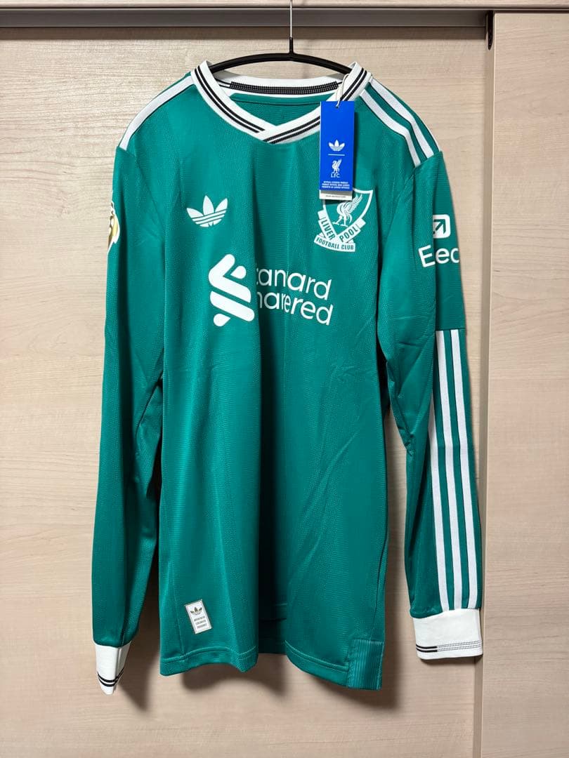 新品未使用　リヴァプール3rdユニフォーム 長袖オーセンティック　XLサイズ