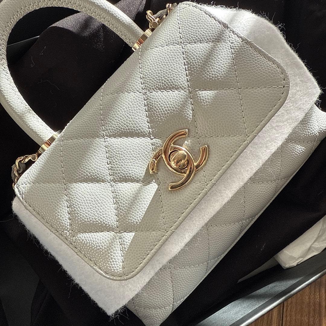 M*y様 新品未使用　CHANEL ココハンドル　14.5 グレー　限定　本日限