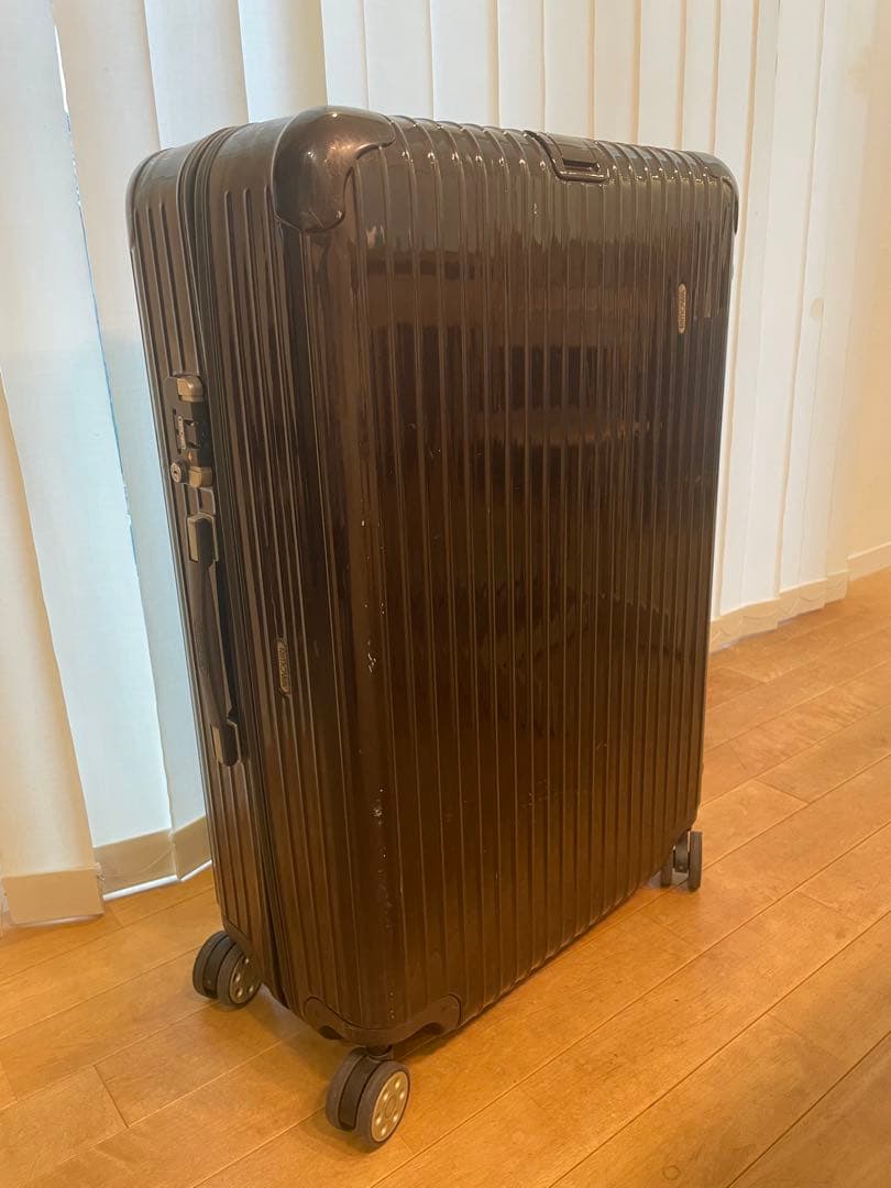美品RIMOWAサルサデラックス104L/4輪ブラウン
