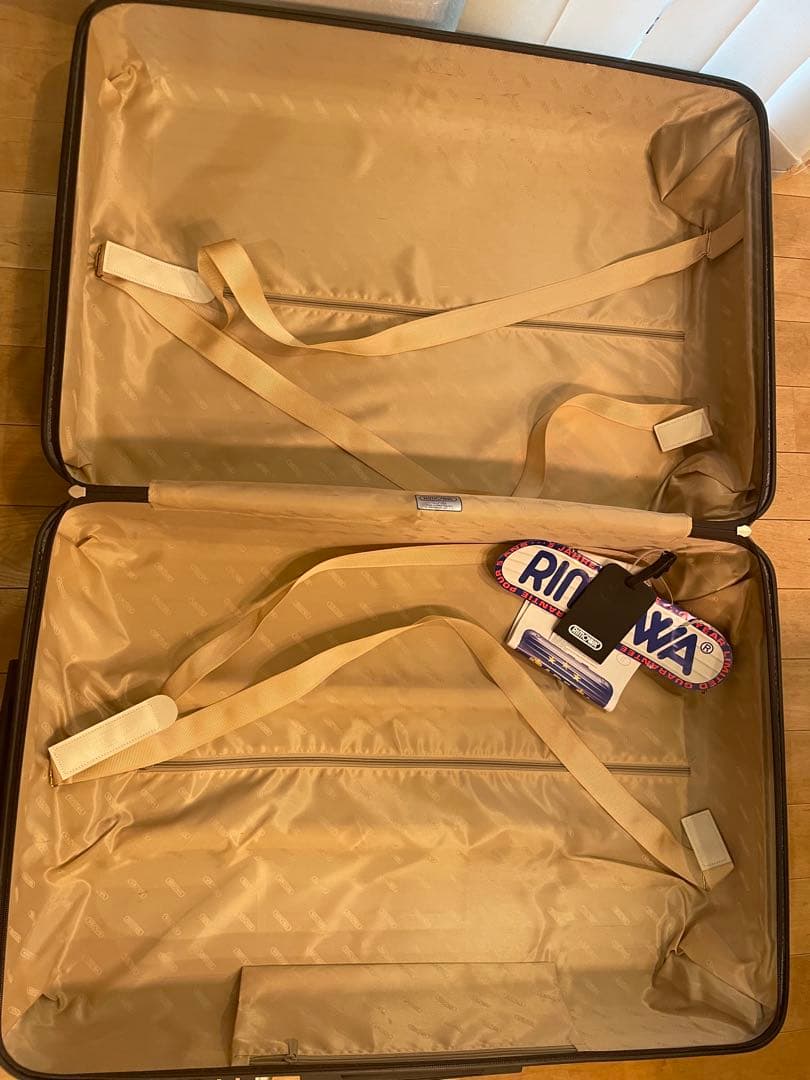 美品RIMOWAサルサデラックス104L/4輪ブラウン