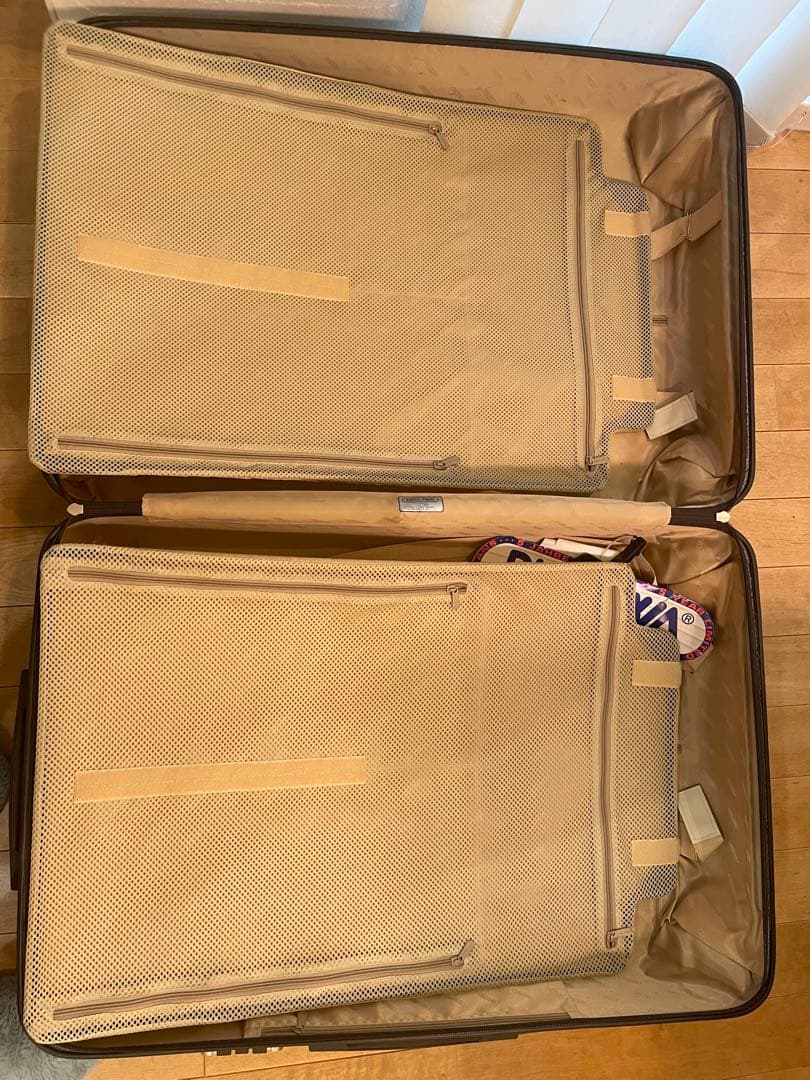 美品RIMOWAサルサデラックス104L/4輪ブラウン