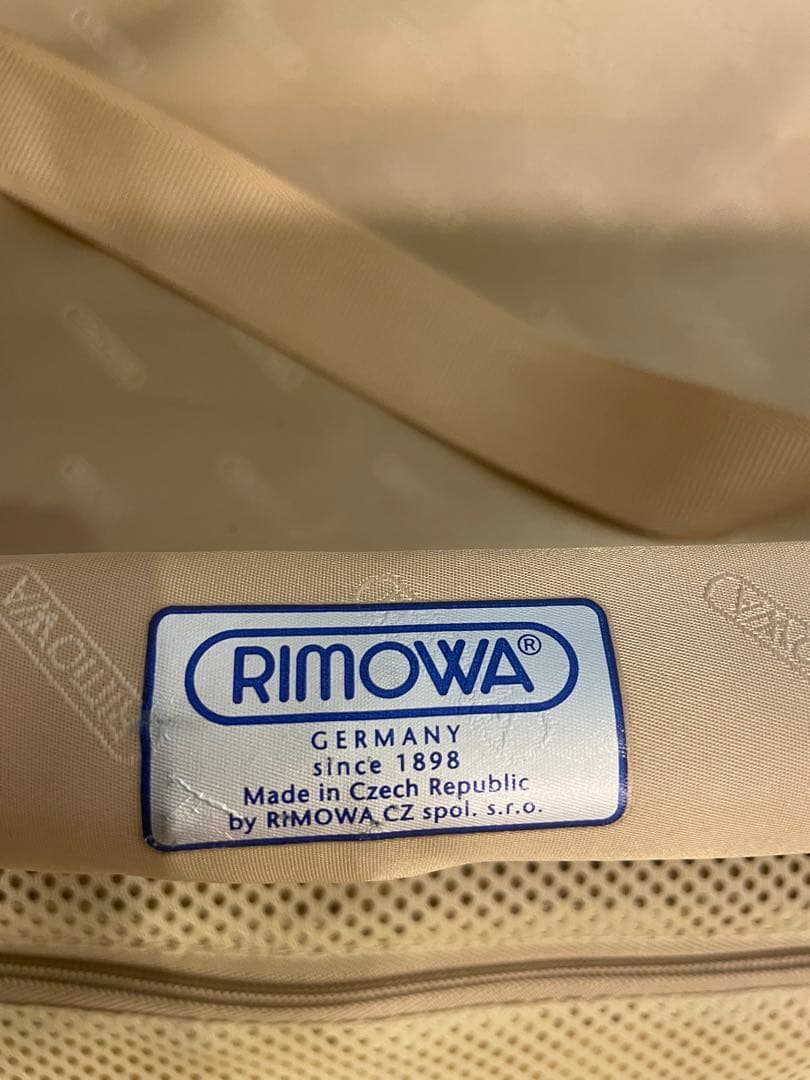 美品RIMOWAサルサデラックス104L/4輪ブラウン